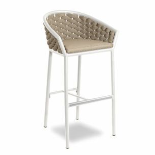 Барний стілець Dub White Beige (655-BCO02)
